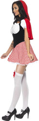 Smiffys sexy rood kapje outfit - maatkeuze: maat l