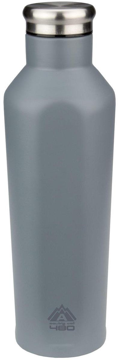 Abbey camp abbey drinkfles dubbelwandig - godafoss - 0.48 l - grijs zilver - 0,48 l