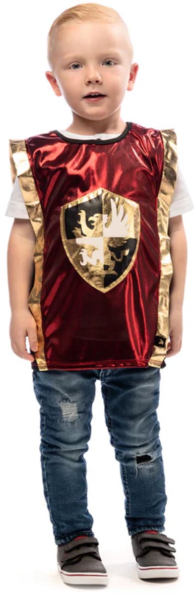 Little adventures - rode ridder verkleedset - maat s m (86-104) 86