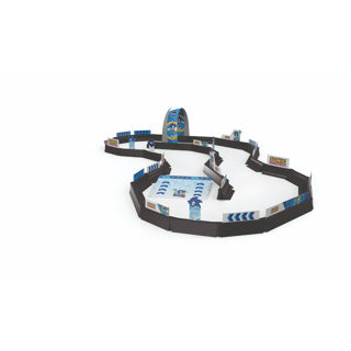 Carrera rc 2,4ghz racebaan team sonic racing tabletop racing set - 1:43