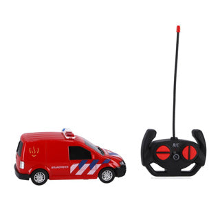 Rapid wheels radiografisch bestuurbare brandweer auto met licht | 2 stuks