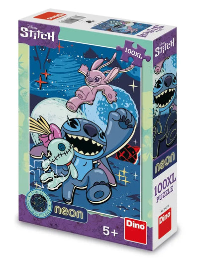 Disney neon puzzel van stitch 100 xl stukjes