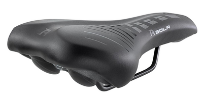 Selle montegrappa zadel gel asola plus 6200 zwart op kaart