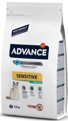 Advance Cat sterilized sensitive salmon