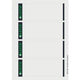 Leitz rugetiketten 1685 zelfklevend 61x192mm lichtgrijs