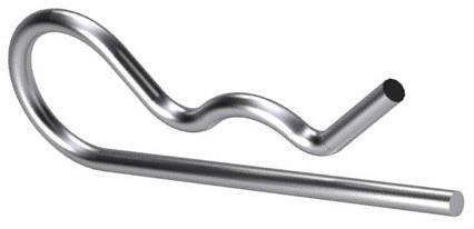 Verende borgclip enkel 2mm d11024 l=52mm | 10 stuks