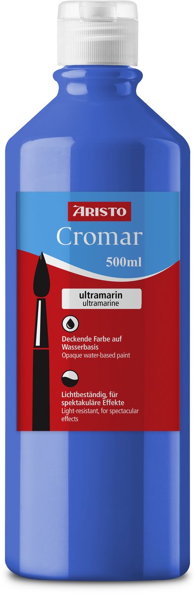 Aristo verf - cromar - acrylverf - 500ml - ultramarijn - ar-30960