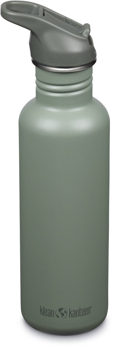 Klean kanteen classic single wall 800ml - flip sport cap sea spray