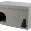 Trixie kattenhuis kimy grijs