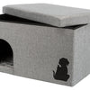 Trixie kattenhuis kimy grijs