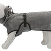 Trixie badjas hond badstof grijs