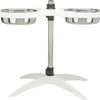 Trixie Voerstandaard hondenbar melamine rvs wit