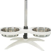 Trixie Voerstandaard hondenbar melamine rvs wit