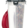 Trixie waterfles voerfles inclusief reisbak kunststof silicone