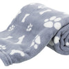 Trixie hondendeken kenny fleece bot pootjes blauw