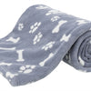 Trixie hondendeken kenny fleece bot pootjes blauw