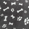 Trixie hondendeken kenny fleece bot pootjes grijs