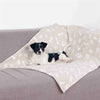 Trixie hondendeken kenny fleece bot pootjes beige