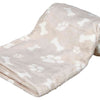 Trixie hondendeken kenny fleece bot pootjes beige
