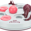 Trixie cat activity flip board bes roze lichtgrijs