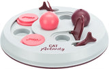Trixie cat activity flip board bes roze lichtgrijs - afbeelding 2