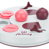Trixie cat activity flip board bes roze lichtgrijs