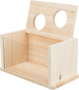 Trixie zandbad voor muizen hamsters hout - afbeelding 4