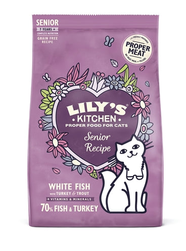 Lily's kitchen Cat senior fish turkey recipe