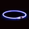 Trixie lichtgevende halsband usb flash light oplaadbaar tpu multi