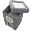 Trixie krabpaal cat tower saul grijs