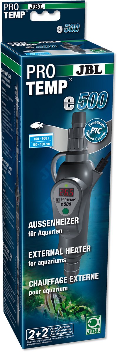 Jbl protemp e500 aquarium verwarming