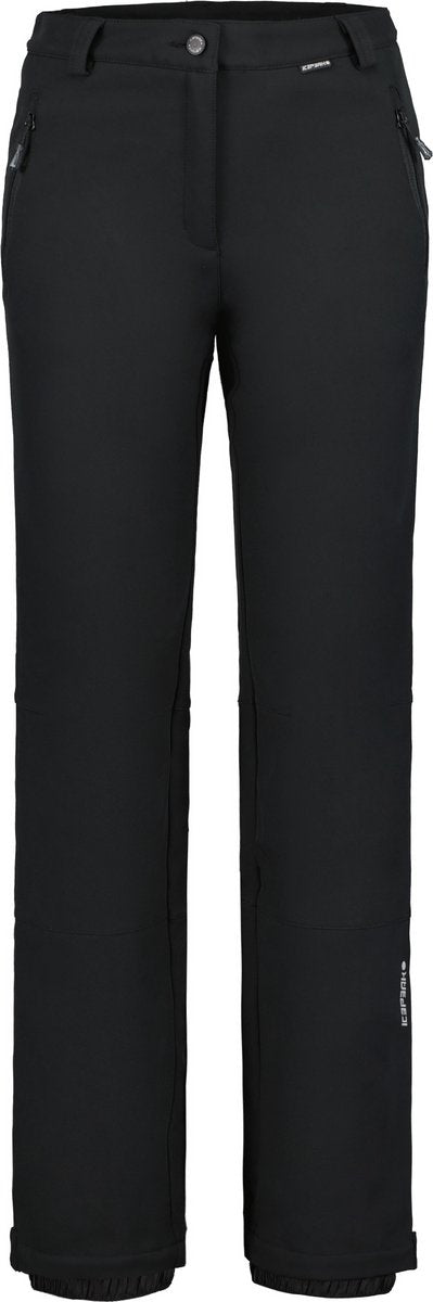 Icepeak entiat dames softshell skibroek - zwart - 40