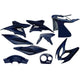 Edge plaatset 9-delig voor yamaha aerox tot bouwjaar 2014 - blauw metallic