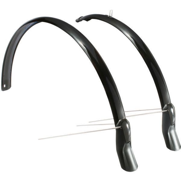 Spatbordset Eurofender Scatto 28 x 51 mm - zwart