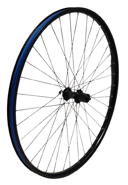 Kgz kgz achterwiel 28 inch (622) cassette 8-10v centerlock velg en spaken zwart