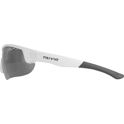 Trivio - fietsbril vento nova wit lens zwart mirror