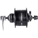 Shimano dynamonaaf hd-3d37 3 watt - 32 gaats - center lock - snelspanner - zwart - afbeelding 1