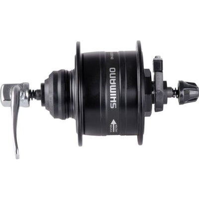 Shimano dynamonaaf hd-3d37 3 watt - 32 gaats - center lock - snelspanner - zwart