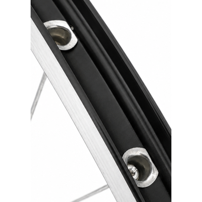 Abi voorwiel 28 inch zac 2000 - aluminium naaf - zwart