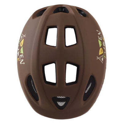 Polisport kinder helm adventure xs 46-53 cm bruin