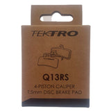 Tektro schijfremblok q13rsn 5mm metal ceramic resin - afbeelding 2