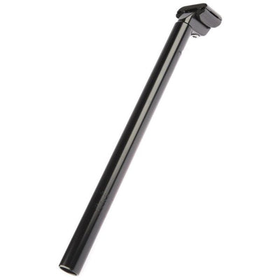 Zadelpen atb zwart 27.2 40cm alu