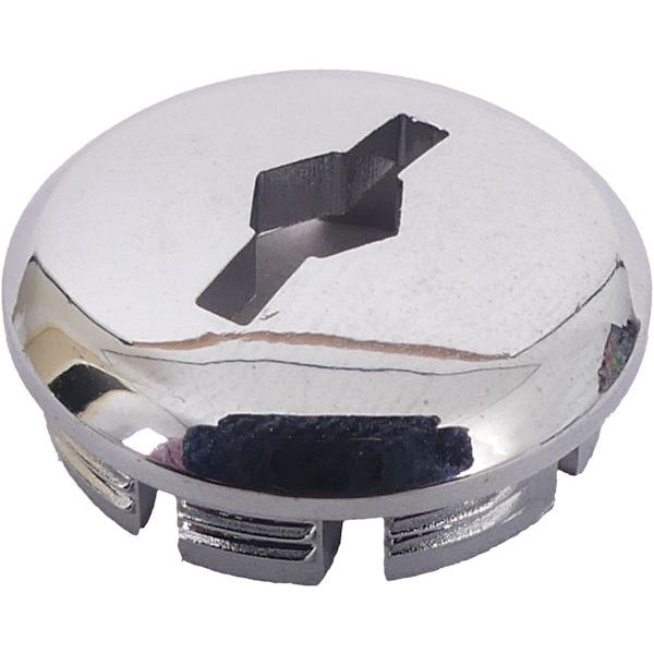 Crankdop kunststof - zilver (25 stuks)