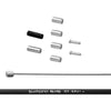 Shimano versnellingskabelset race rvs - zwart