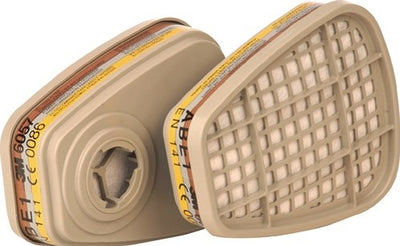 3m combinatiefilter | a1 b1 e1 | en143:2000 | v. serie 6200 + 6800 + 7502 serie 6000 | 8 stuks - 7100006000
