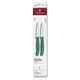 Victorinox schilmesje 2 stuks groen glad spits 8cm