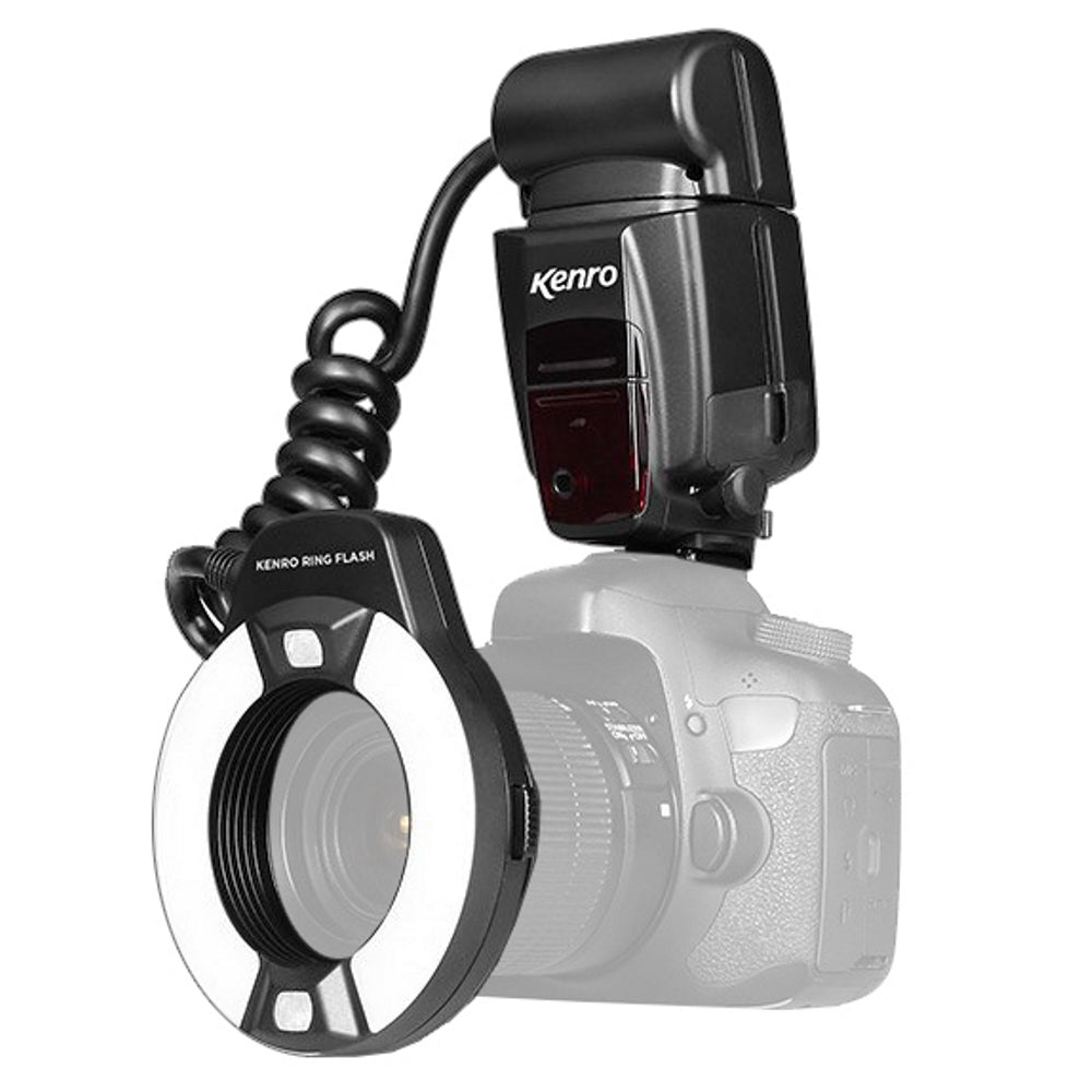Kenro ttl macro ringflitser kfl201n voor nikon