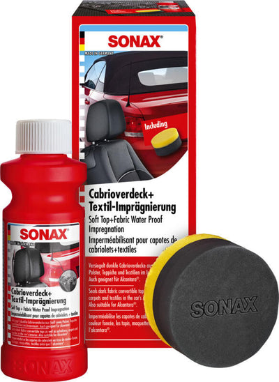 Sonax imprägniermittel cabrioverdeck textilimprägnierung cabrioverd.+textilimpr. .