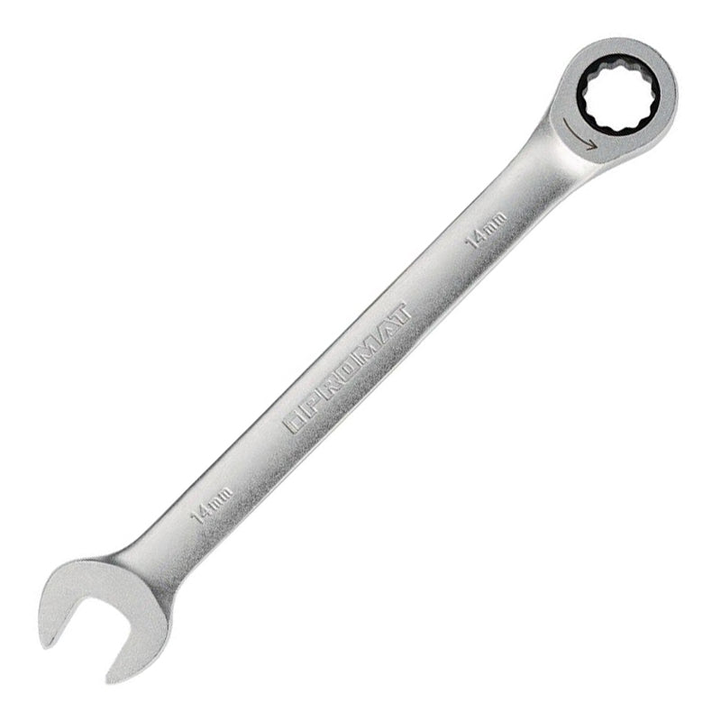 Promat tecwerk steekringratelsleutel | sleutelwijdte 13 mm lengte 180 mm | recht - 4000821491