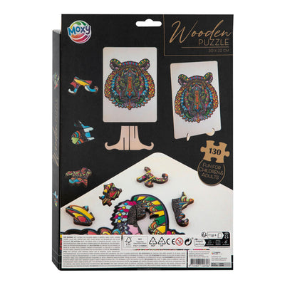 Moxy houten puzzel tijger 130 stukjes